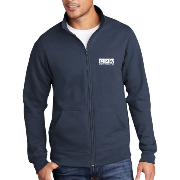 DPW - Core Fleece Cadet Full Zip Sweatshirt Thumbnail