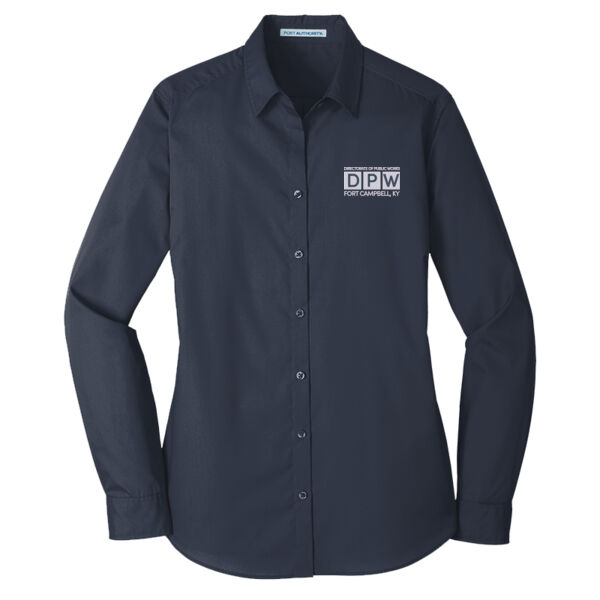 DPW - Women's Long Sleeve Carefree Poplin Shirt Thumbnail
